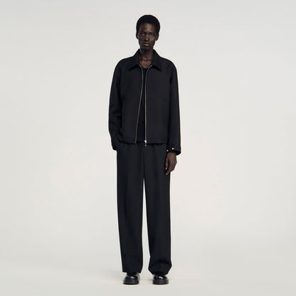 Sandro Zip-up jacket Black