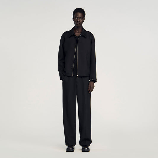 Sandro Zip-up jacket Black