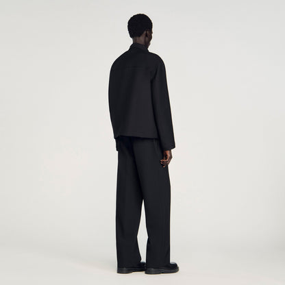 Sandro Zip-up jacket Black