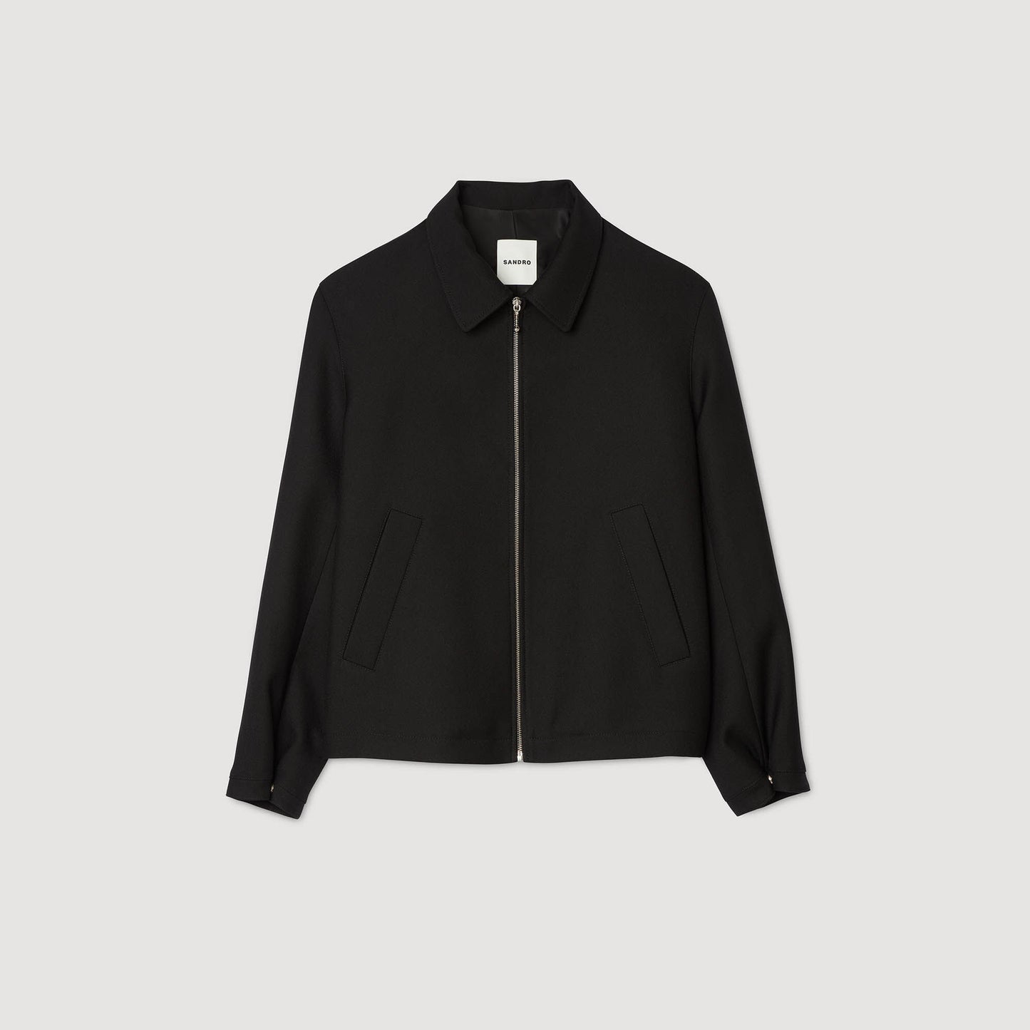 Sandro Zip-up jacket Black