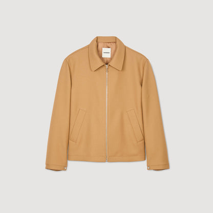 Sandro Zip-up jacket Camel