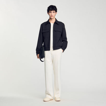 Sandro Zip-up jacket Black