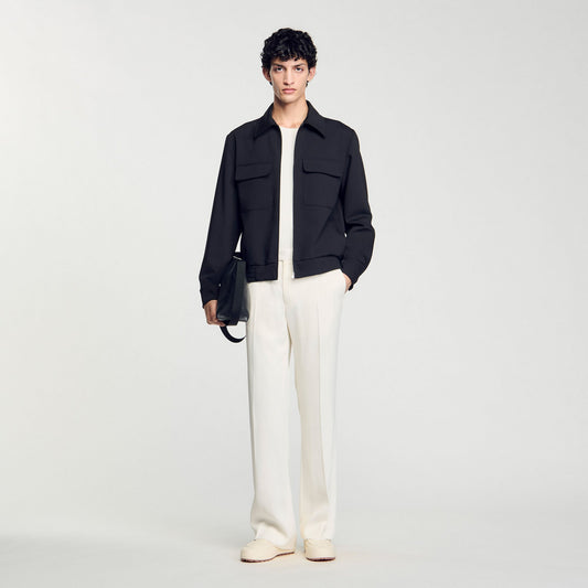 Sandro Zip-up jacket Black