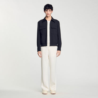 Sandro Zip-up jacket Black