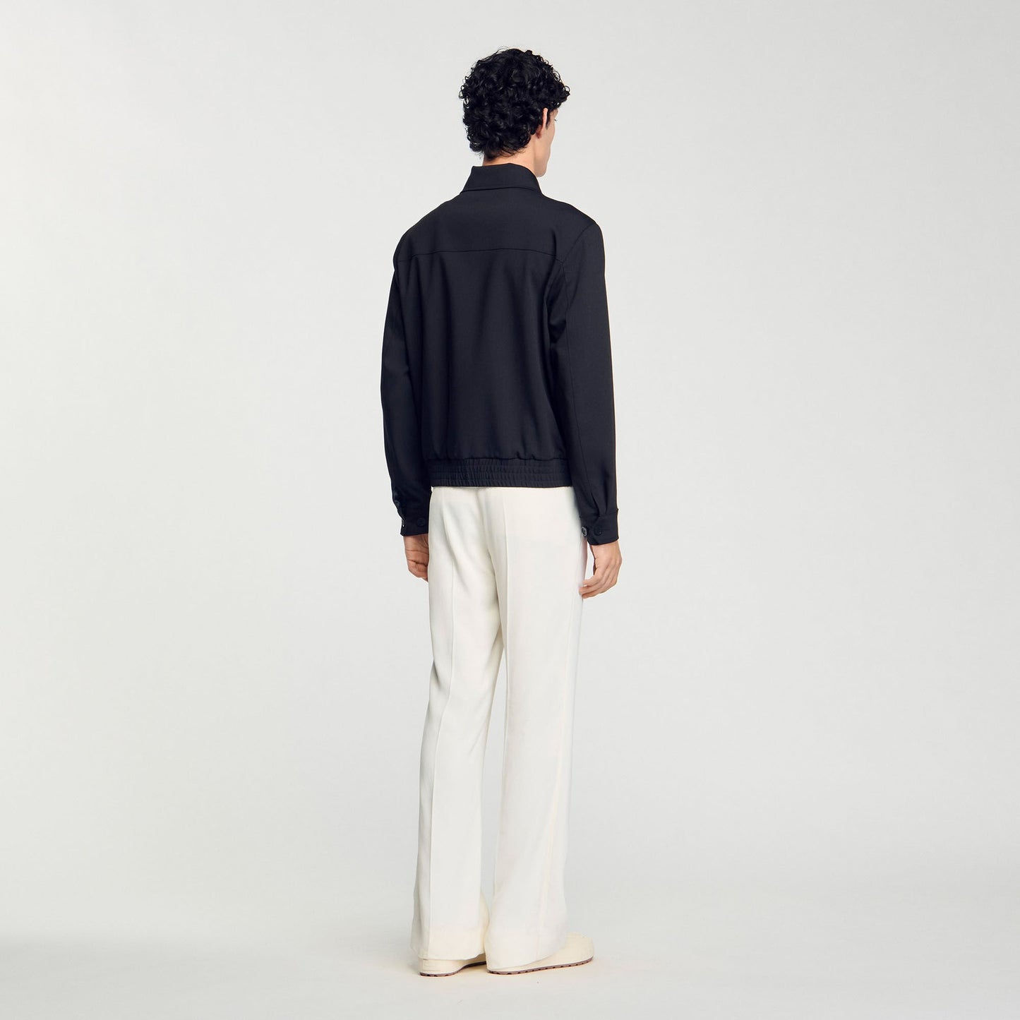 Sandro Zip-up jacket Black