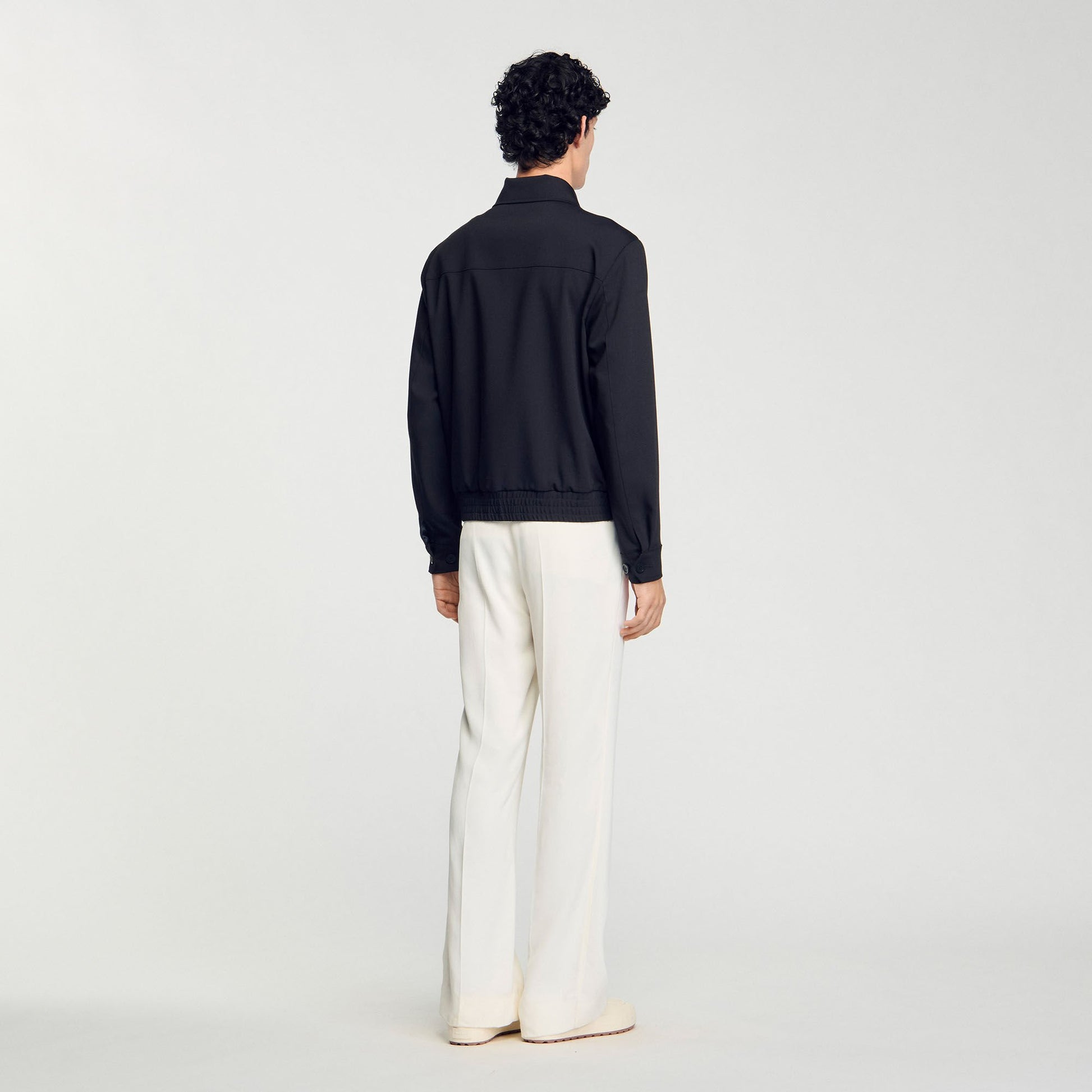 Sandro Zip-up jacket Black