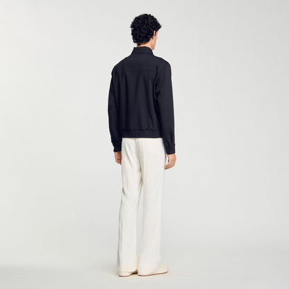 Sandro Zip-up jacket Black