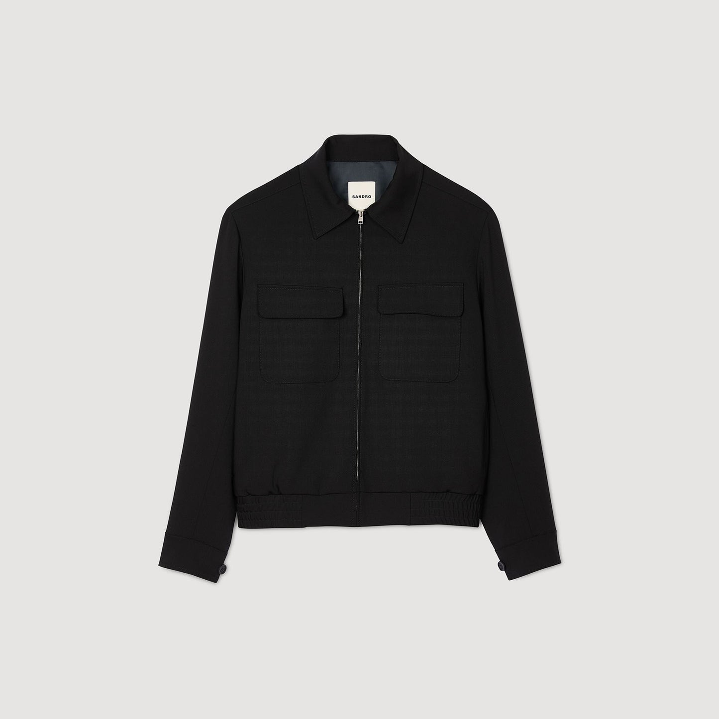 Sandro Zip-up jacket Black