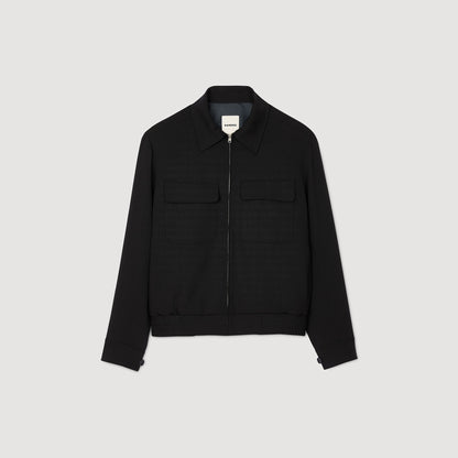 Sandro Zip-up jacket Black