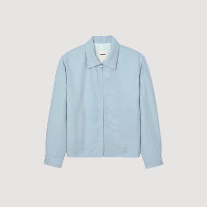 Sandro Zip-up jacket Chambray