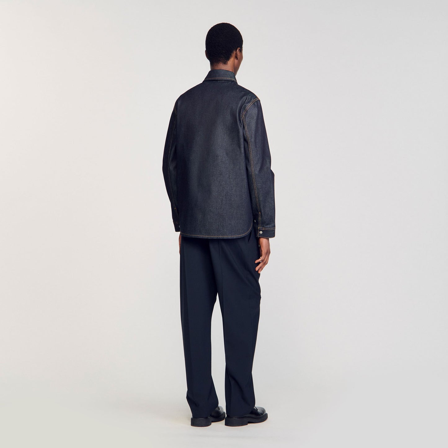 Sandro Denim oversized shirt Raw-Denim