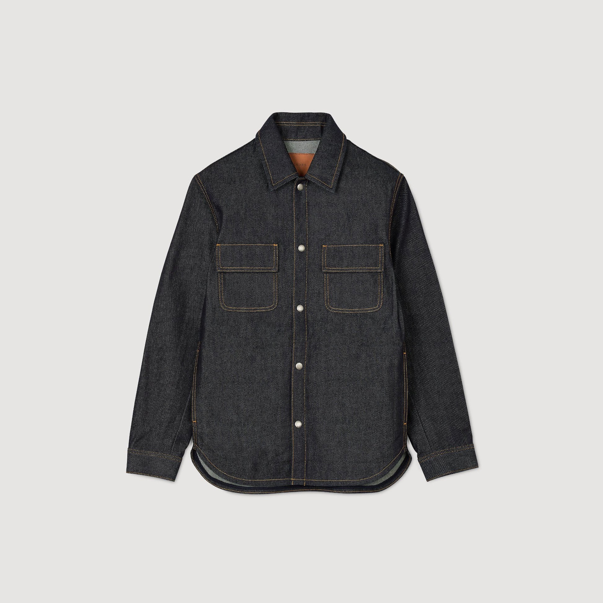 Sandro Denim oversized shirt Raw-Denim
