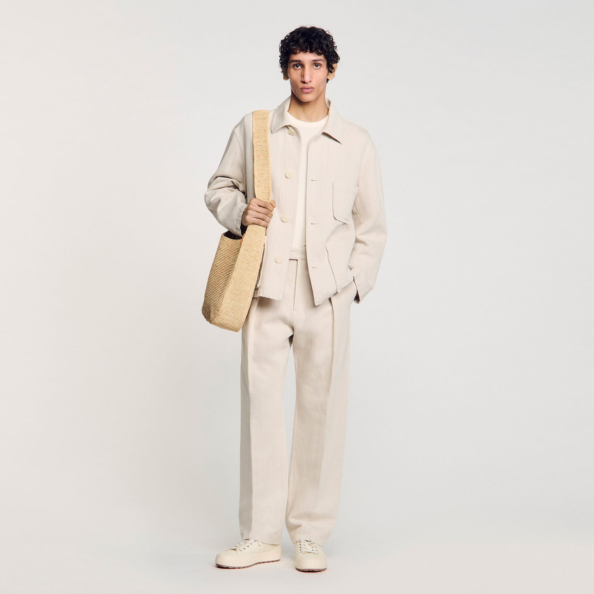 Sandro Worker jacket Oats