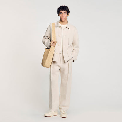 Sandro Worker jacket Oats