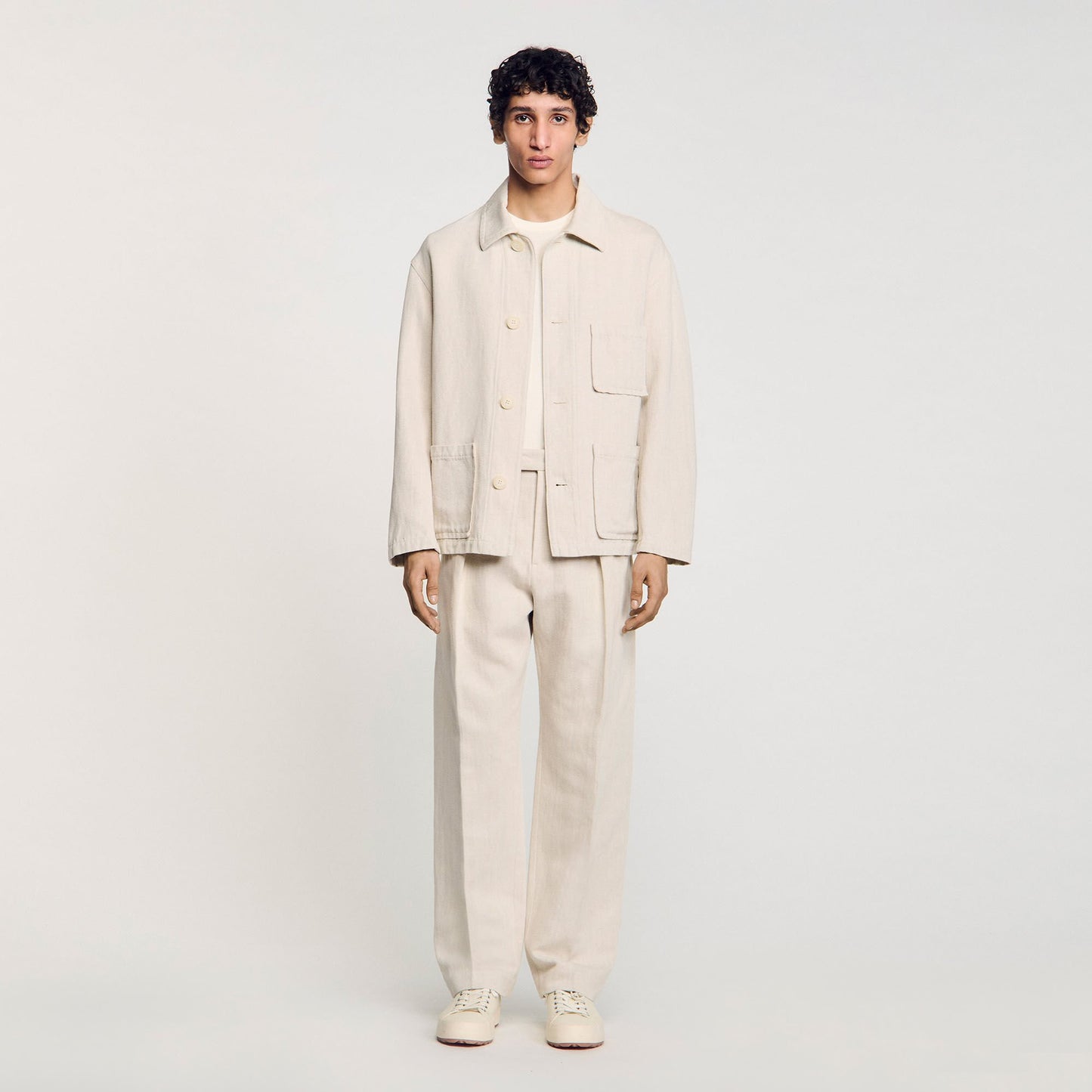 Sandro Worker jacket Oats