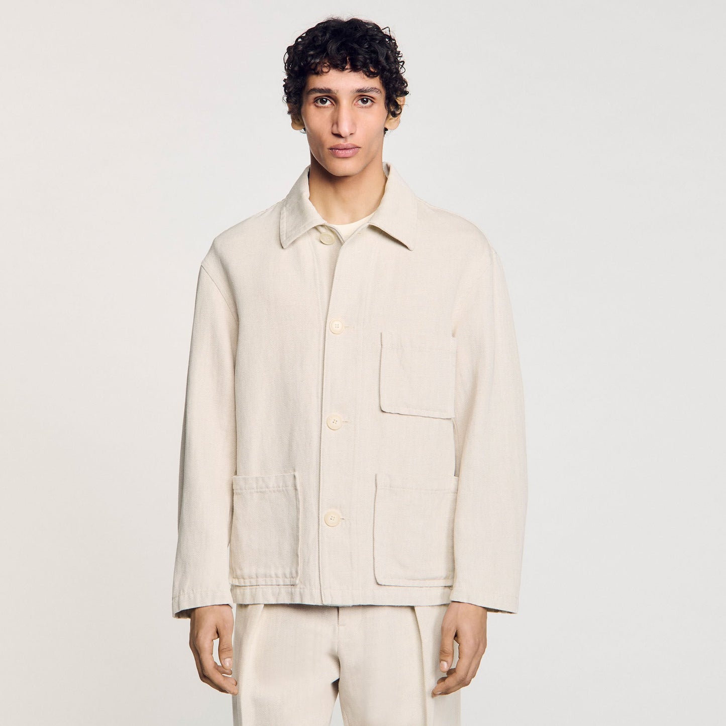 Sandro Worker jacket Oats