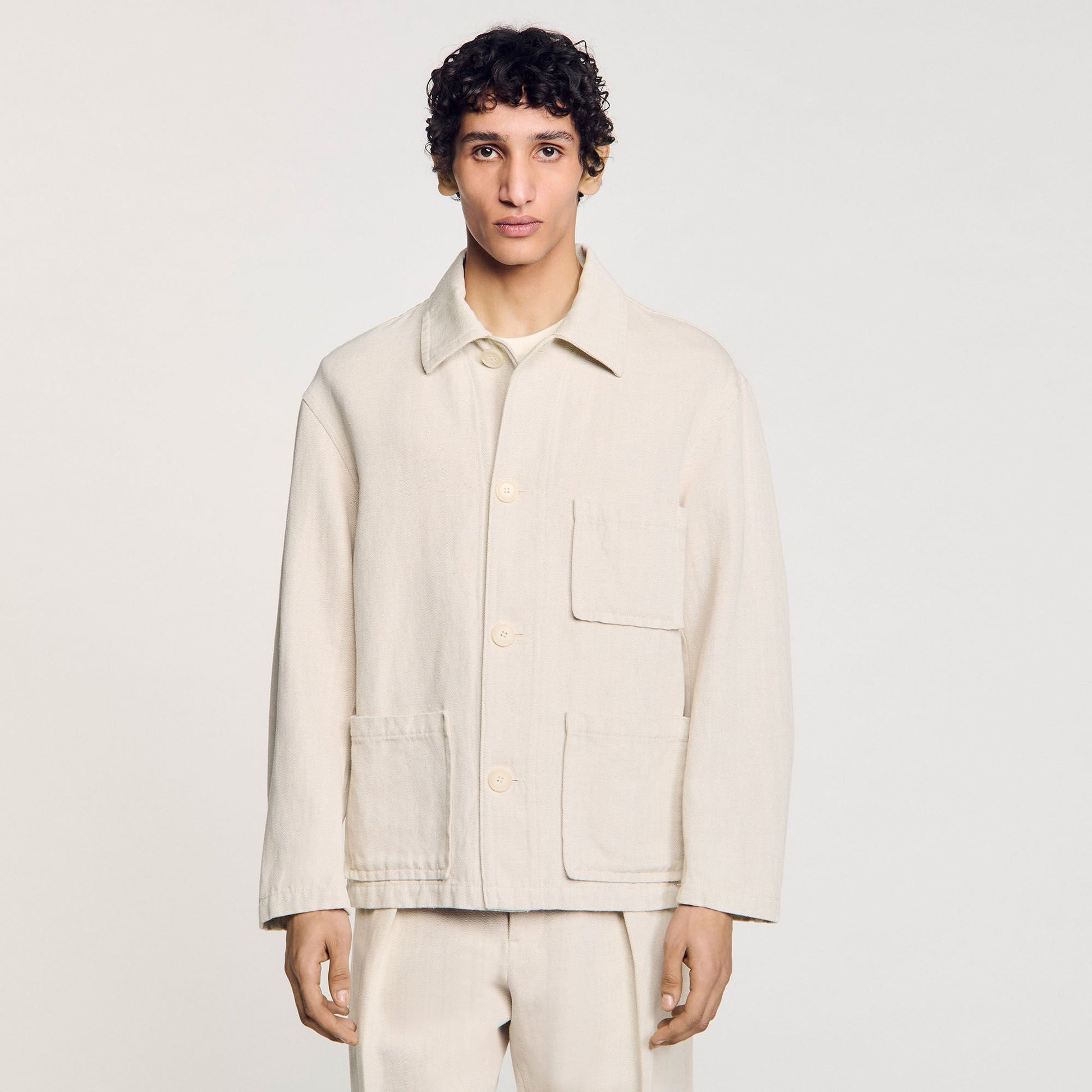 Sandro Worker jacket Oats