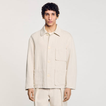 Sandro Worker jacket Oats