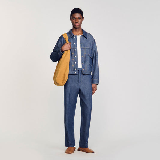Sandro Chambray jacket Raw-Denim