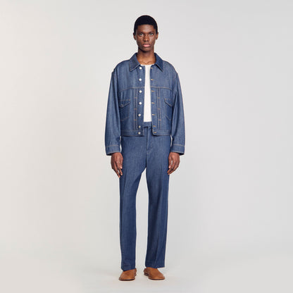 Sandro Chambray jacket Raw-Denim