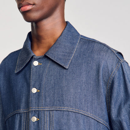 Sandro Chambray jacket Raw-Denim