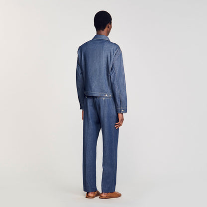 Sandro Chambray jacket Raw-Denim