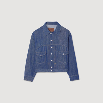 Sandro Chambray jacket Raw-Denim