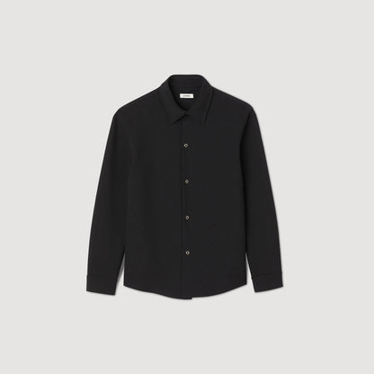 Sandro Long-sleeved jersey shirt Black