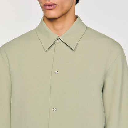 Sandro Long-sleeved jersey shirt Light Kaki.