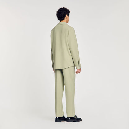 Sandro Long-sleeved jersey shirt Light Kaki.