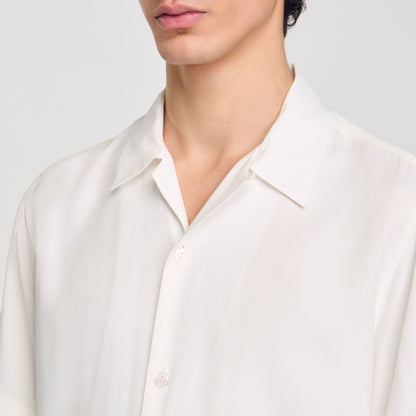 Sandro Shark collar shirt Optic White