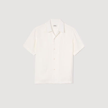 Sandro Shark collar shirt Optic White