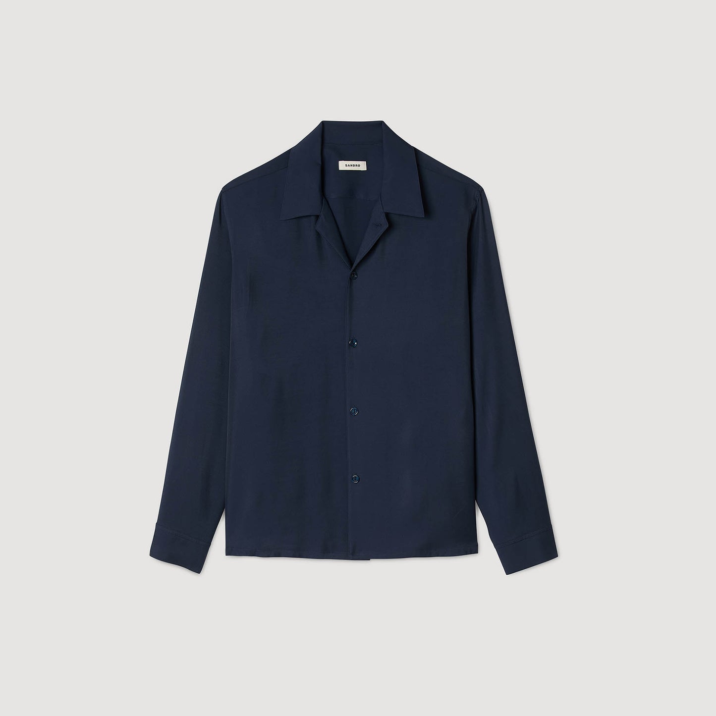 Sandro Flowy shirt Navy Blue