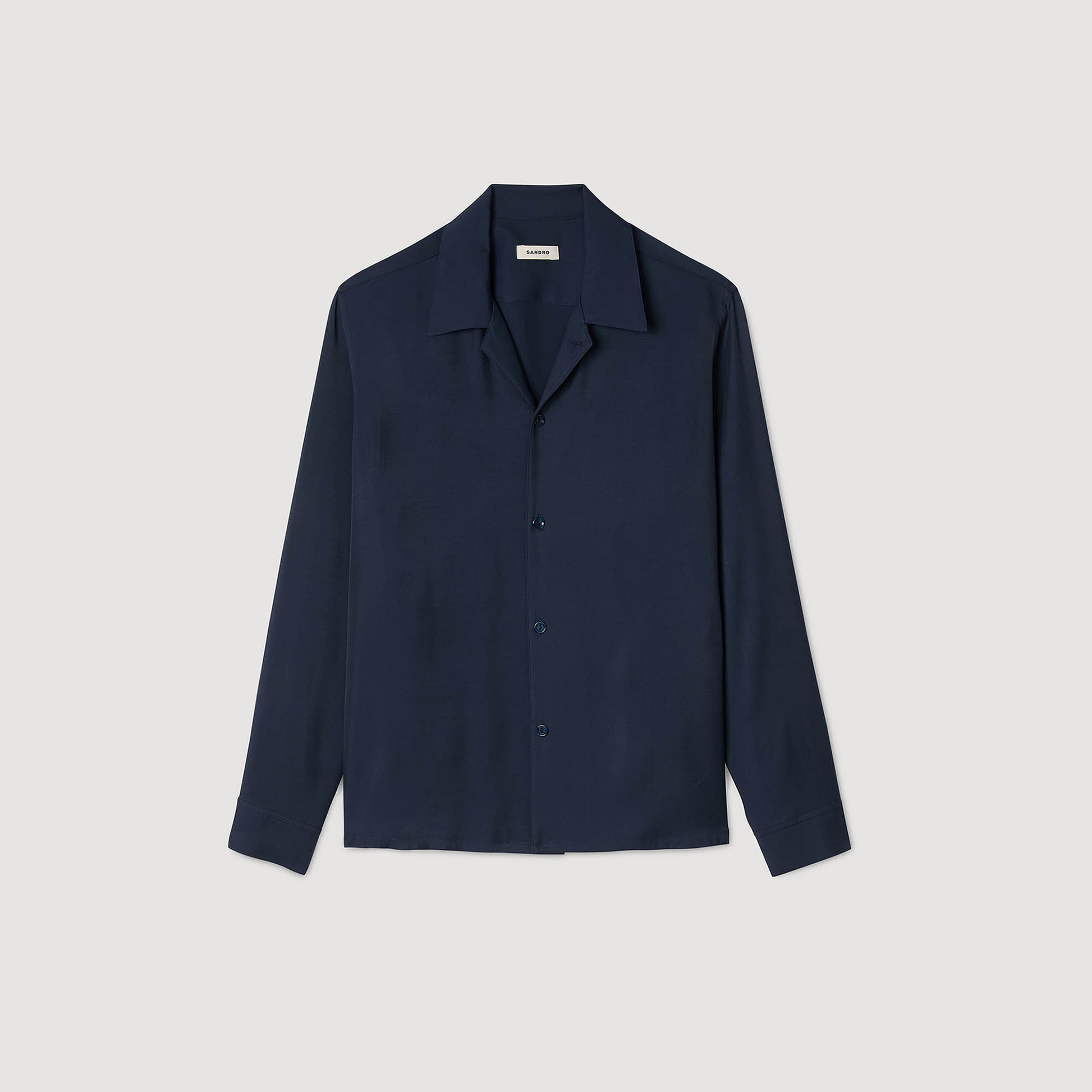Sandro Flowy shirt Navy Blue