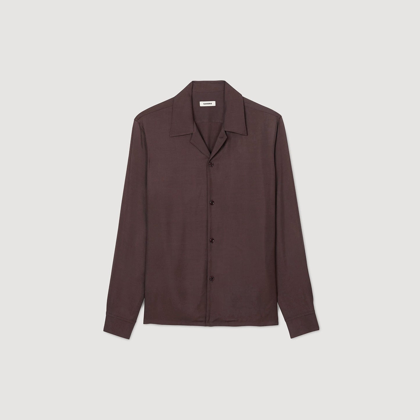 Sandro Flowy shirt Moka.