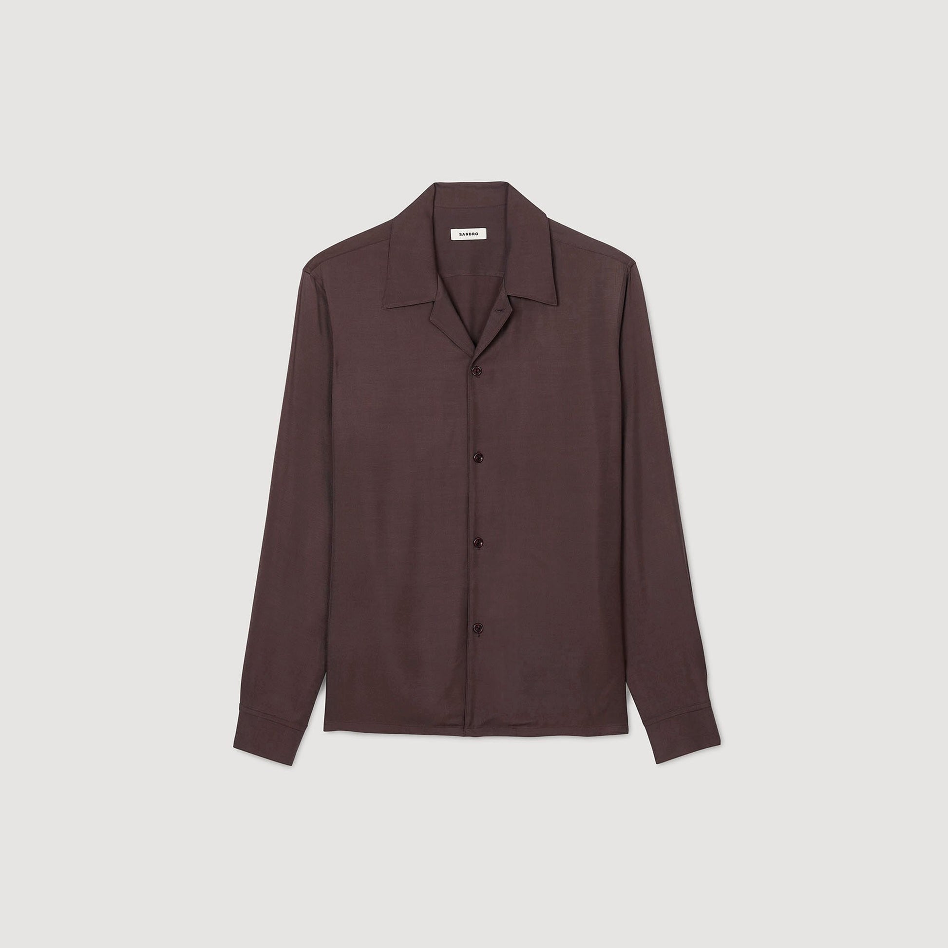 Sandro Flowy shirt Moka.