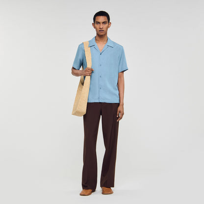 Sandro Short-sleeved shirt Chambray
