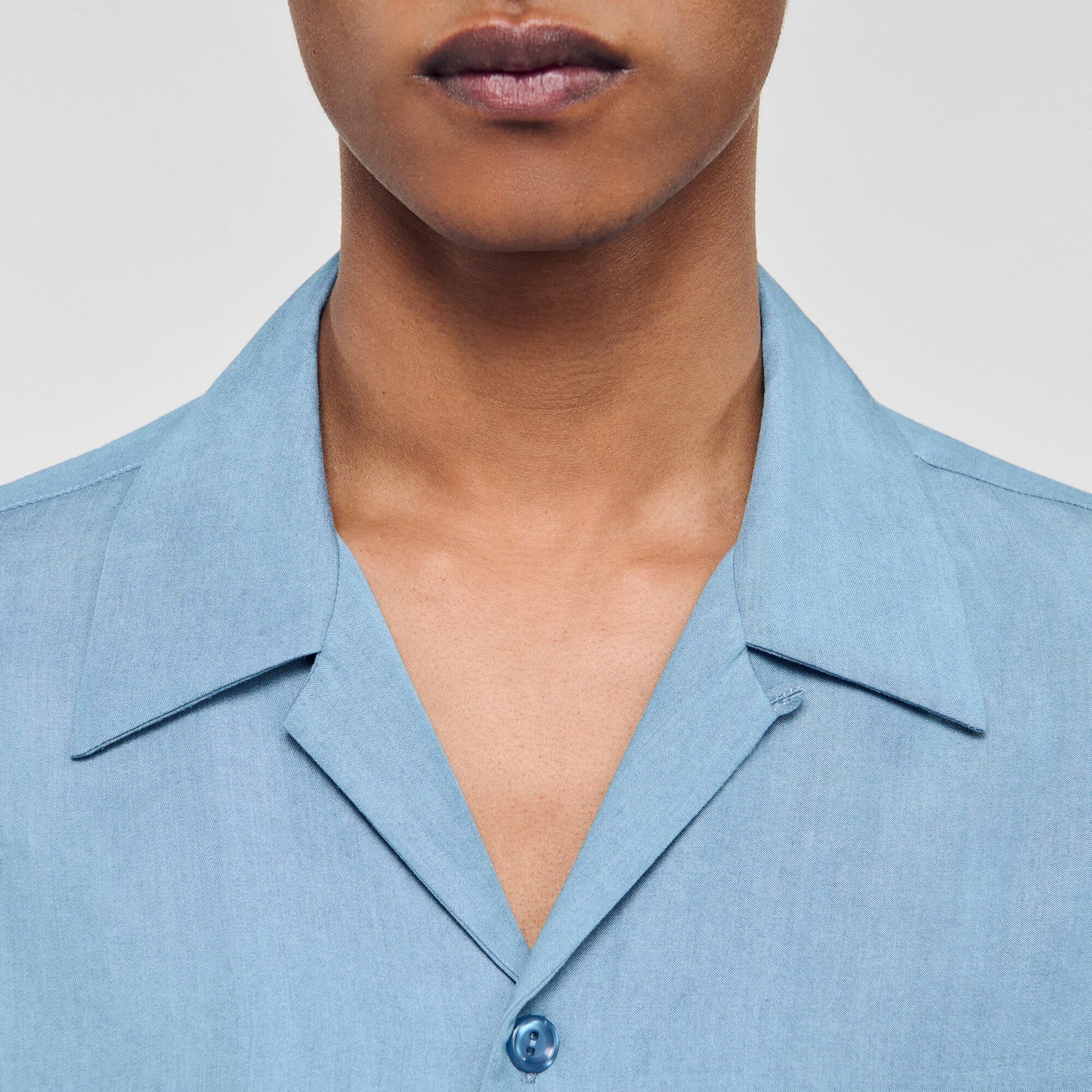 Sandro Short-sleeved shirt Chambray