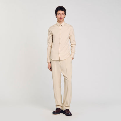Sandro Plain shirt Oats