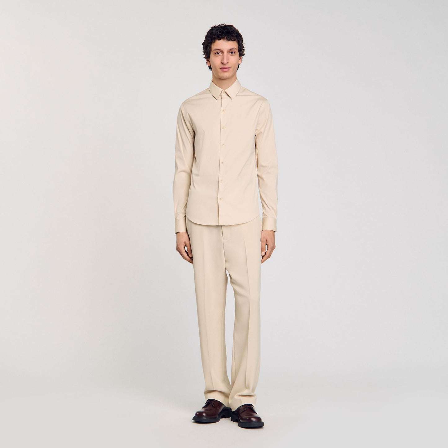 Sandro Plain shirt Oats