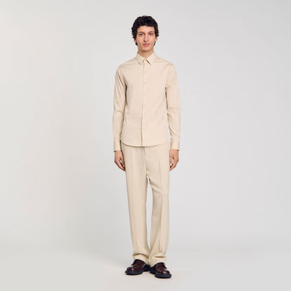 Sandro Plain shirt Oats
