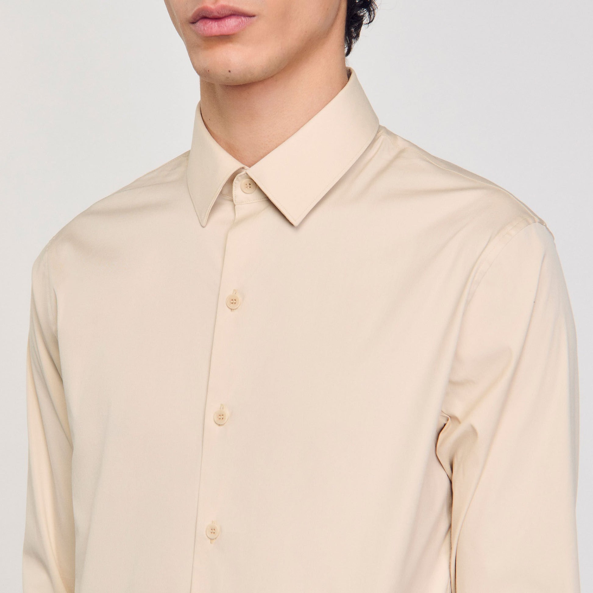 Sandro Plain shirt Oats