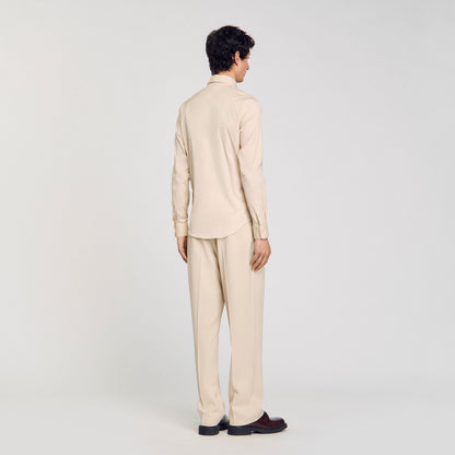 Sandro Plain shirt Oats
