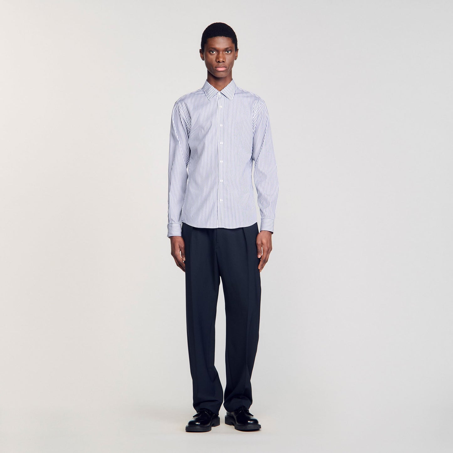 Sandro Striped shirt Midnight Blue