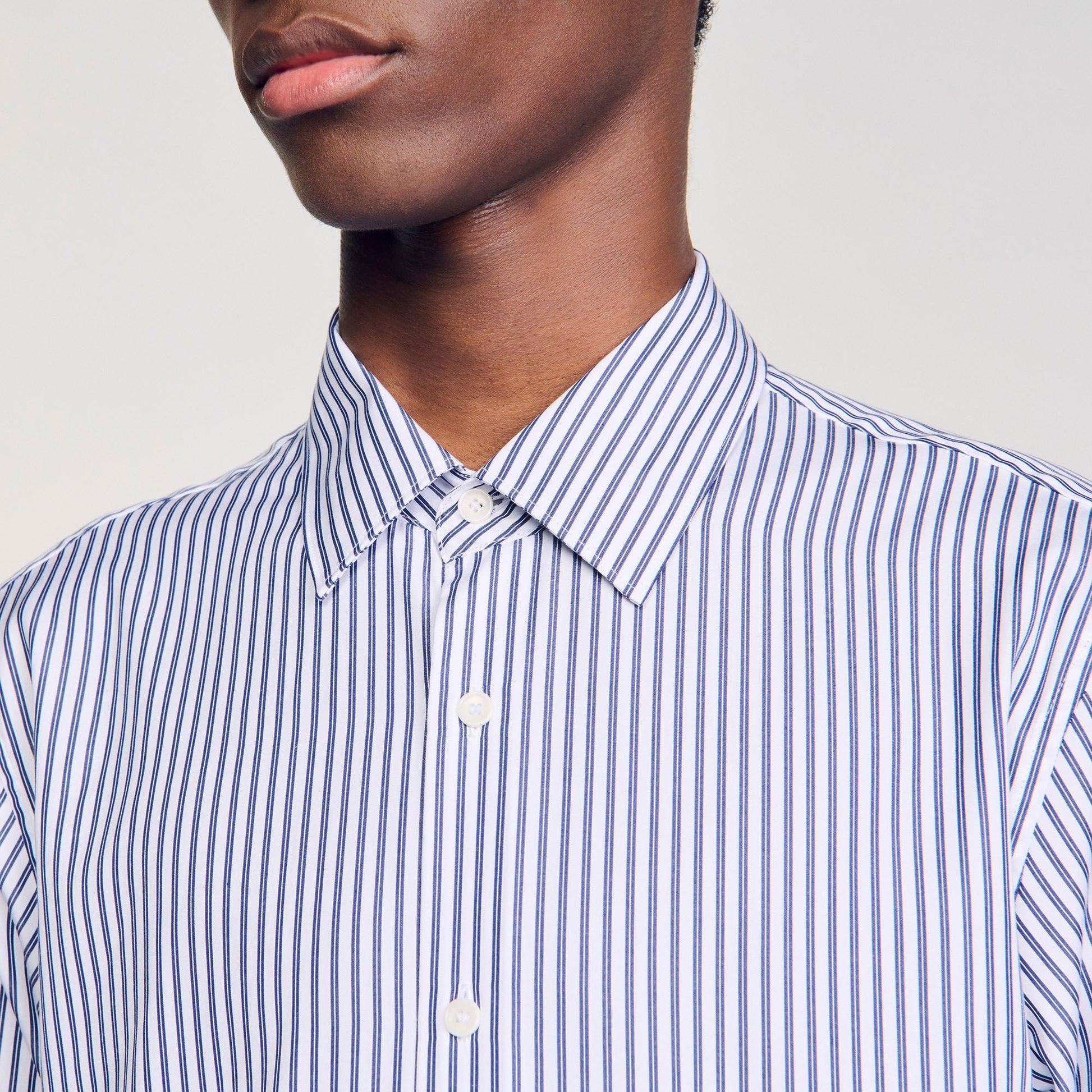 Sandro Striped shirt Midnight Blue