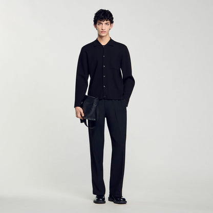Sandro Button-down cardigan Black