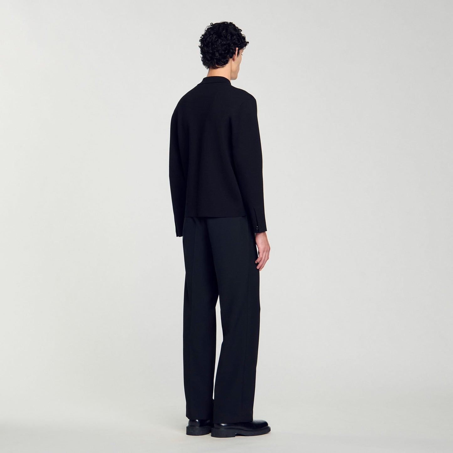 Sandro Button-down cardigan Black