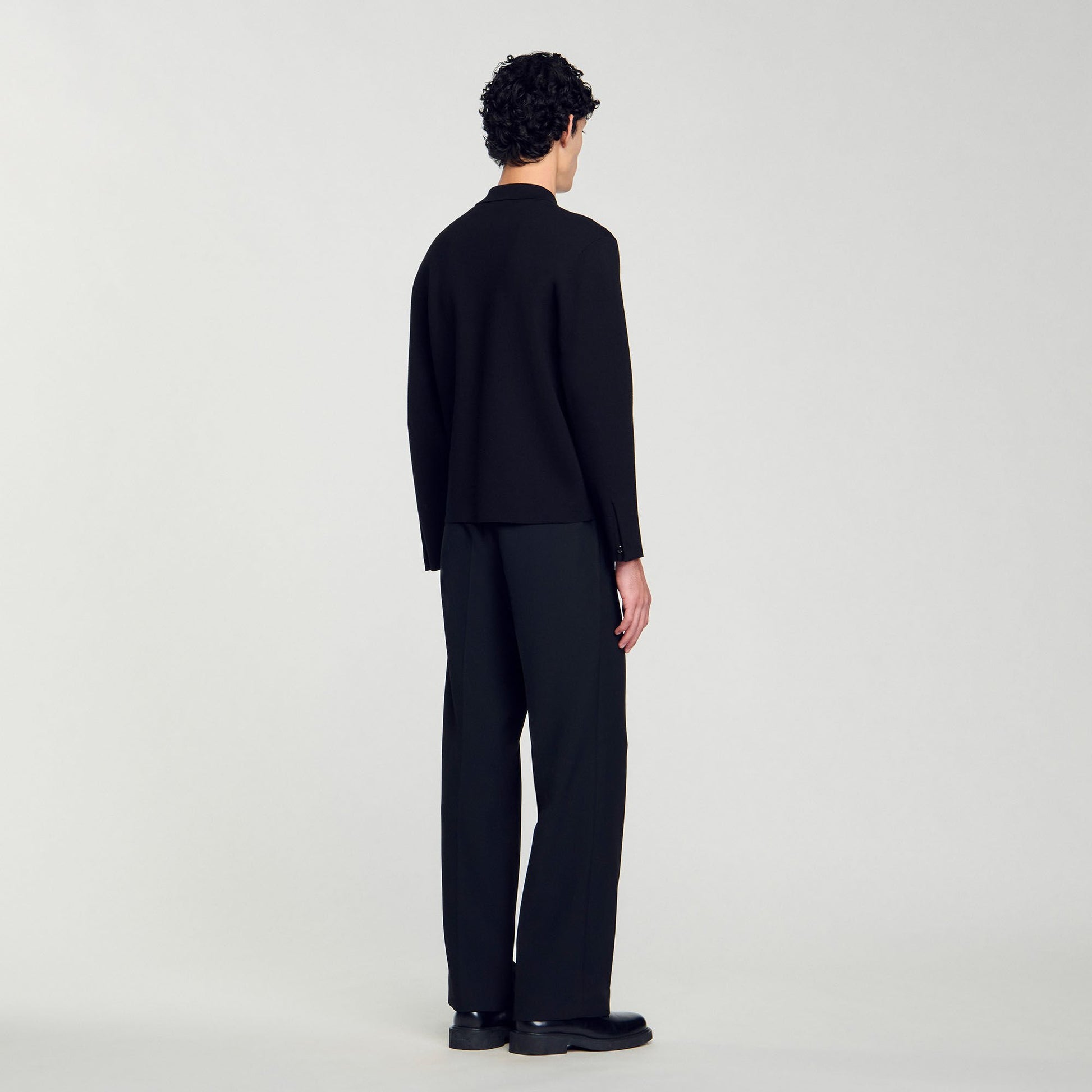Sandro Button-down cardigan Black