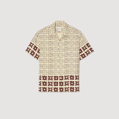 Sandro Floral motif shirt Oats