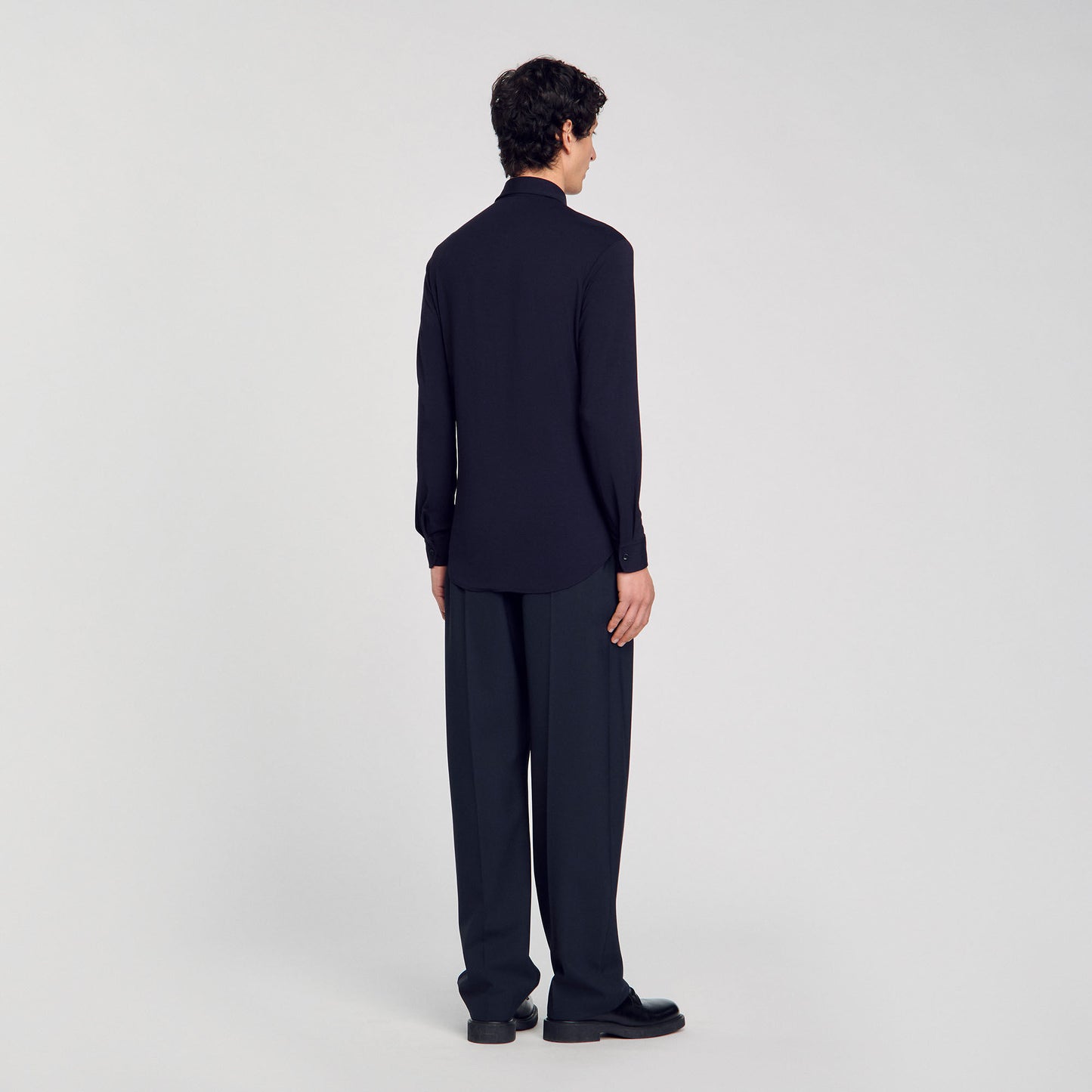 Sandro Jersey shirt Navy Blue